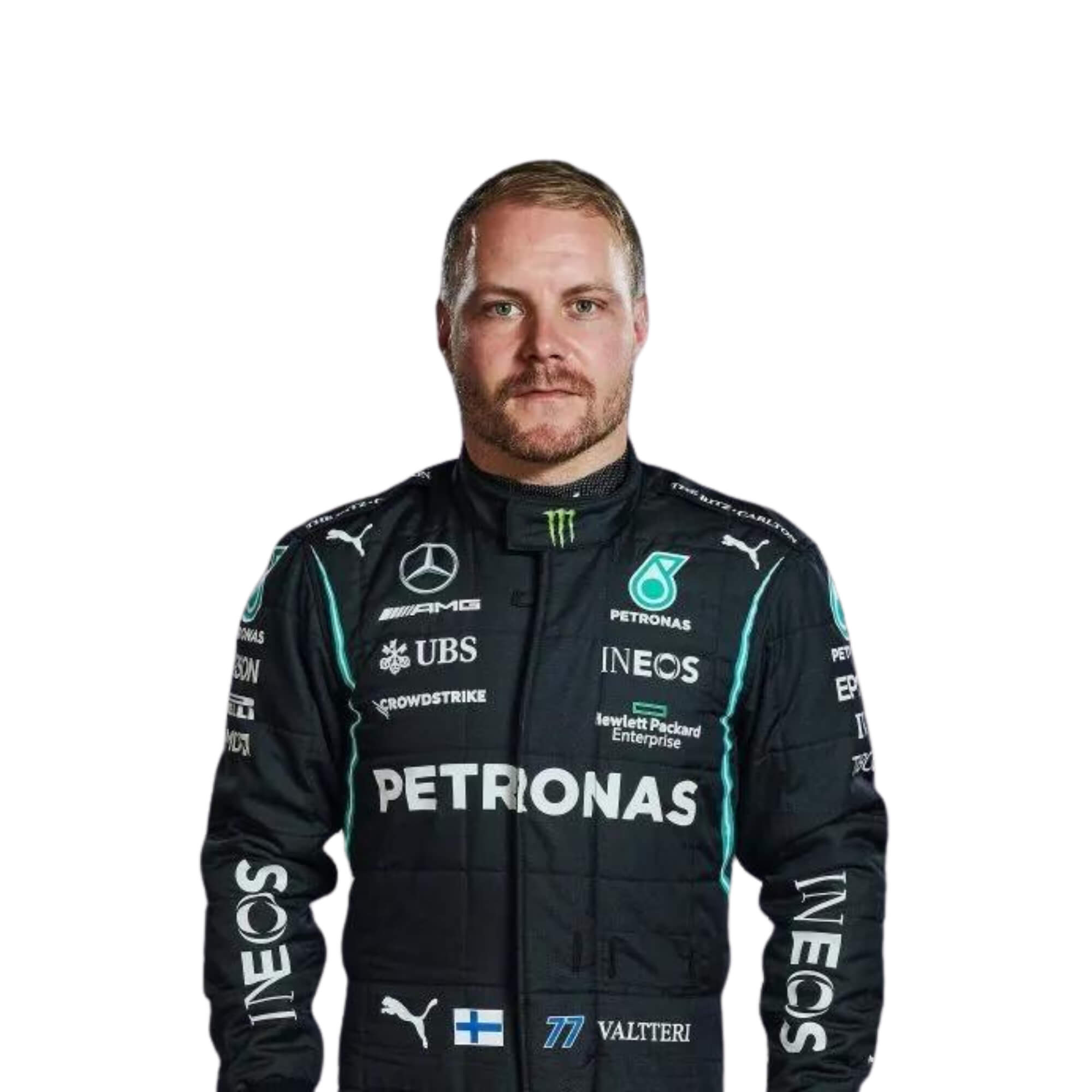 Valtteri Bottas 2021 F1 Racing Suit Team Mercedes