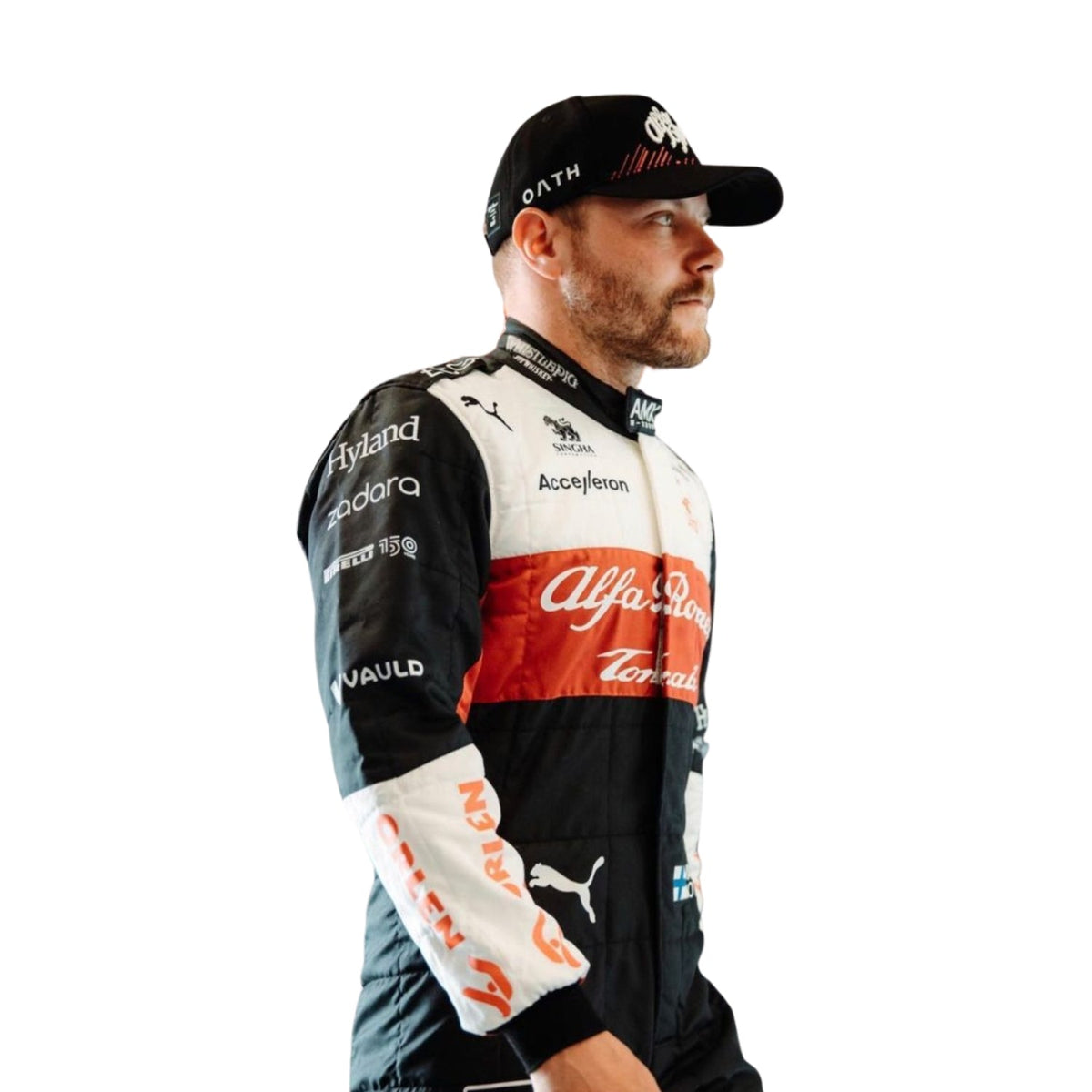 Valtteri Bottas Mercedes 2020 racing suit side view