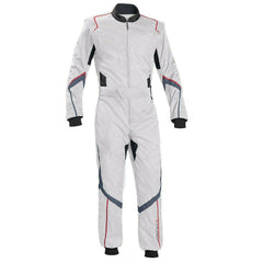 White Go Kart Racing Suit