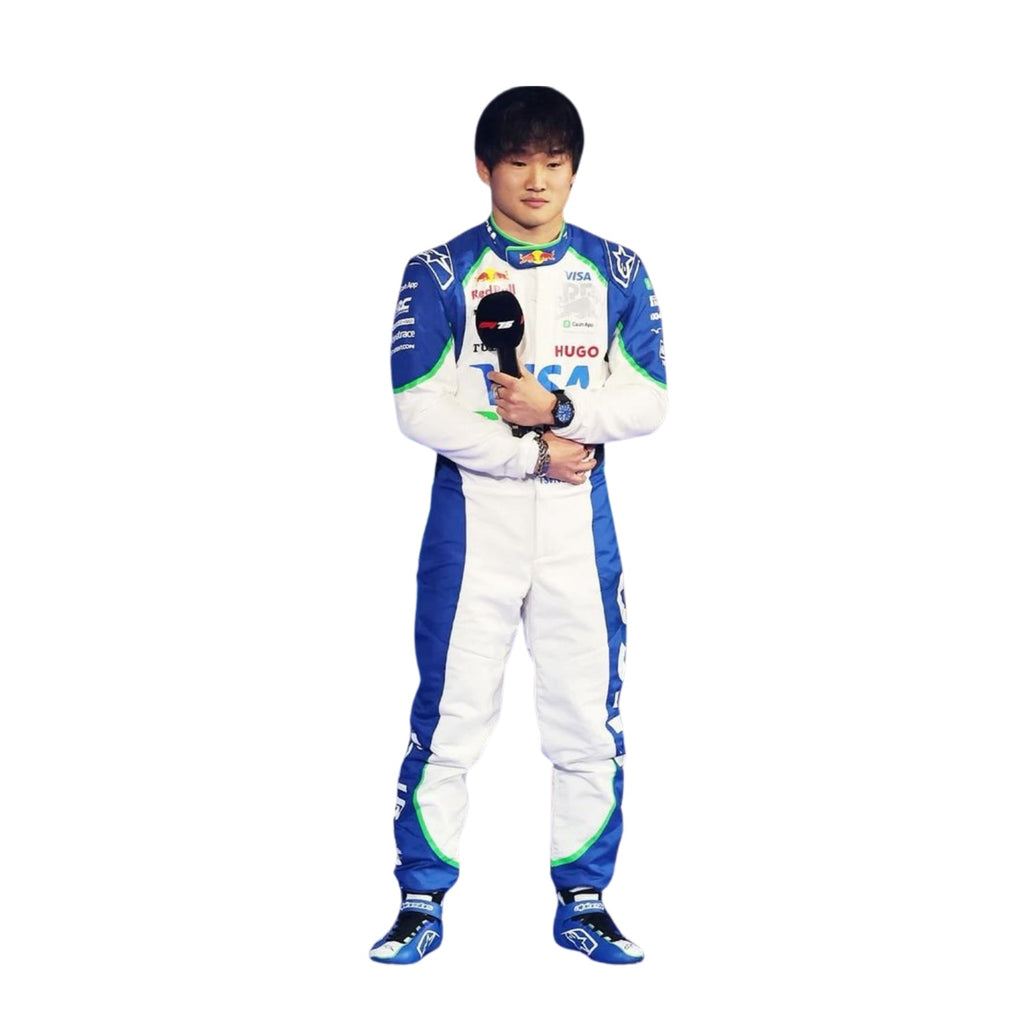 Yuki Tsunoda Racing Bulls 2025 F1 racing suit back view
