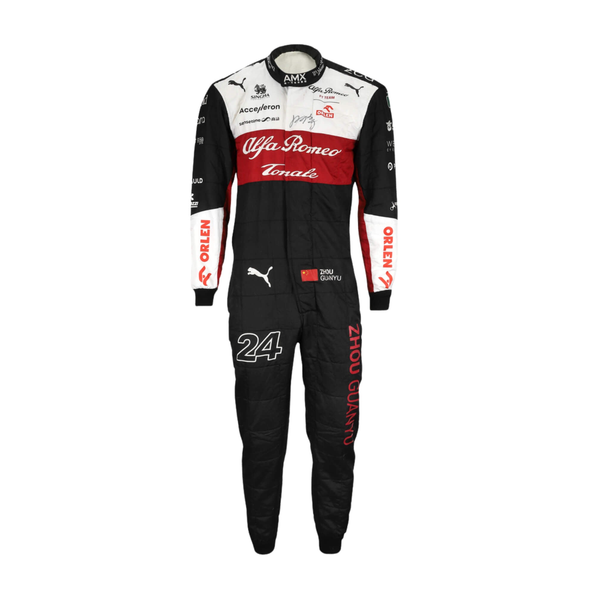Zhou Guanyu 2022 F1 Racing Suit